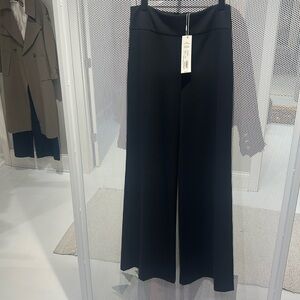 Veronica Beard Black Kalinda Wide Leg Pant